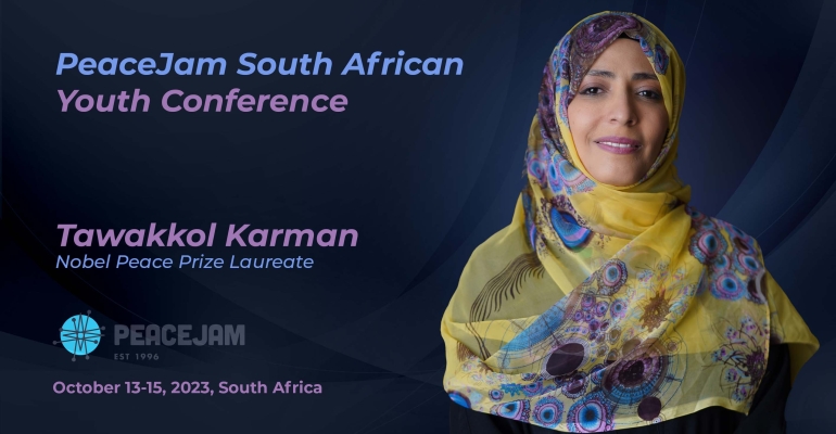 Tawakkol Karman to address at PeaceJam South Africa 2023 Youth Conference